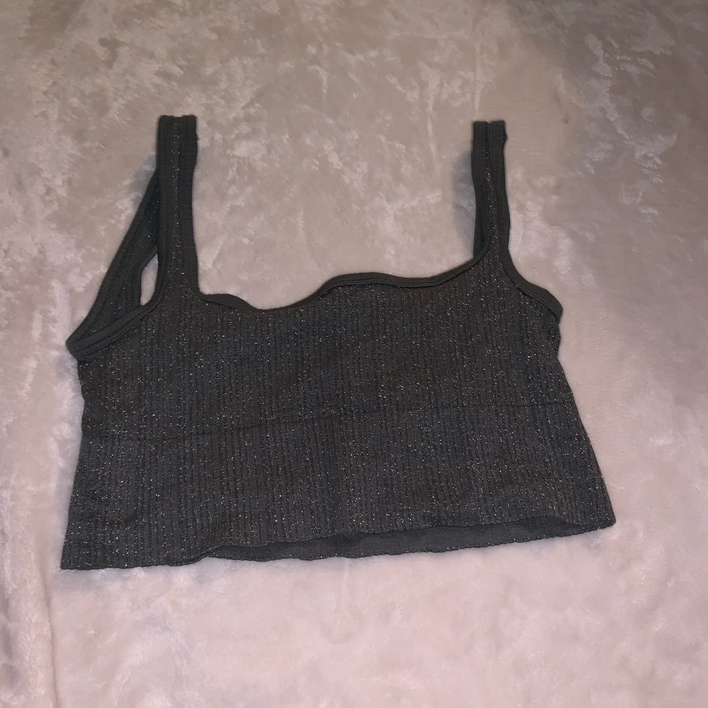 urban outfitters glitter top